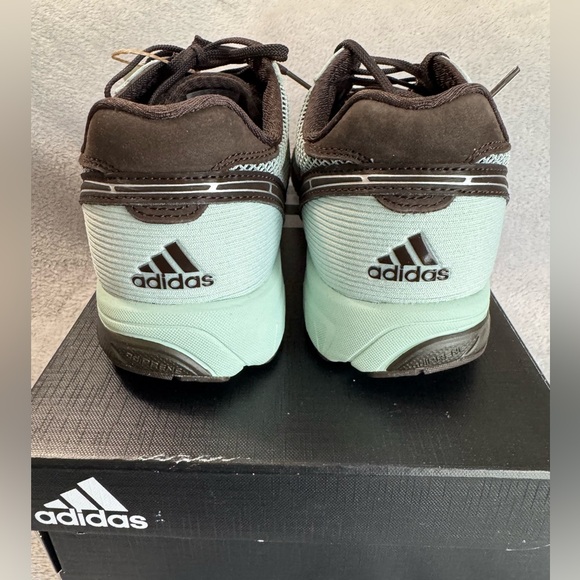 Adidas Women’s Adizero Adios OG Dark Brown Ash Green Sneaker Size 9 - Picture 4 of 9